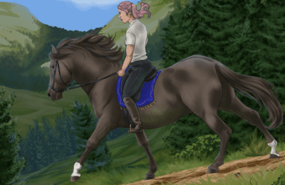 Sarah e o Cavalo Juan
